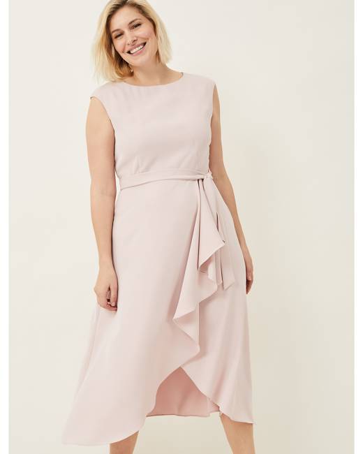 phase eight lana frill fitted dress