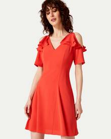 Damsel in a Dress Women's Juna Ruffle Cold Shoulder Dress