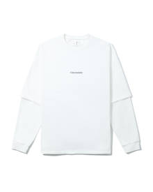 CHOCOOLATE Terry layered sleeve sweatshirt