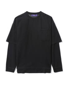 AFTERMATHS Layered long sleeve tee