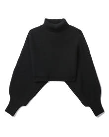 JUUN.J Turtleneck crop top