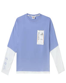 DICKIES Patch layered long sleeve tee