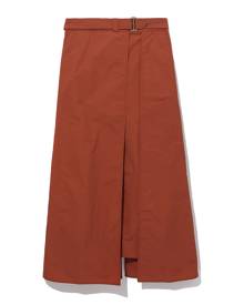 AERON Belted midi skirt