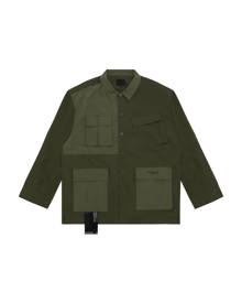 MUSIUM DIV. Panelled military shirt