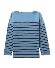 AS KNOW AS Striped long-sleeve tee