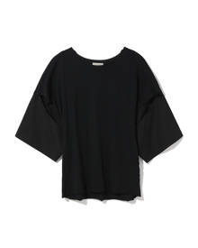 BED J.W. FORD Layered button sleeve tee