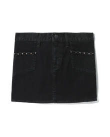 HYSTERIC GLAMOUR Back lace-up micro mini denim skirt