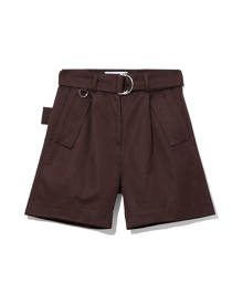 MSGM Belted cargo shorts