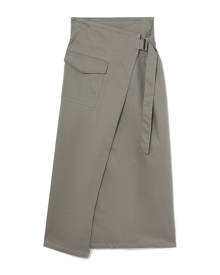 MURUA Belted midi skirt