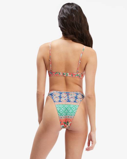 Sweet Tropics Fiji - Reversible Cheeky Bikini Bottoms for Women