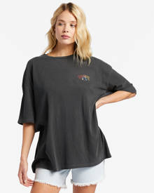 Billabong Kamea Lava Girl Oversized T-Shirt Black
