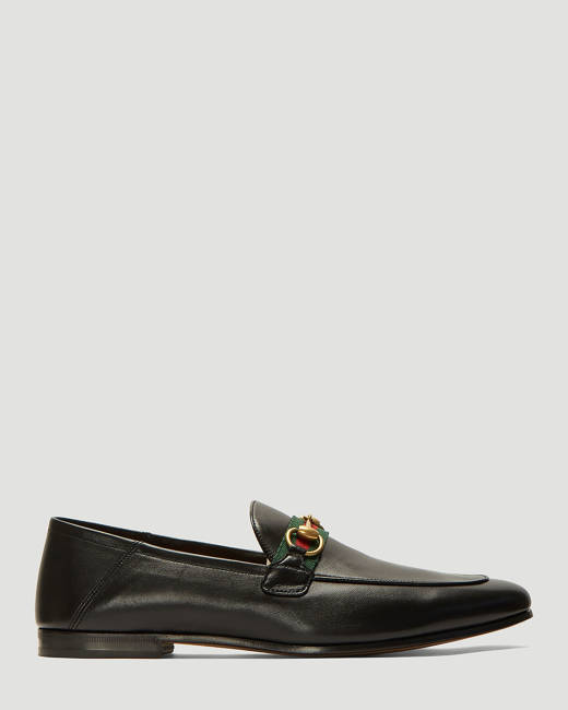 black suede gucci loafers