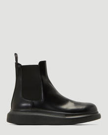 Alexander McQueen male Black 100% Leather. 100% Rubber.