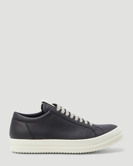 Rick Owens Pink Calfskin High Sneakers for Men