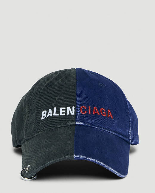 Balenciaga gaffer-tape Cut Cap - Grey