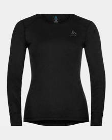 Odlo Womens Active Warm Eco Long-Sleeve Baselayer Top Black