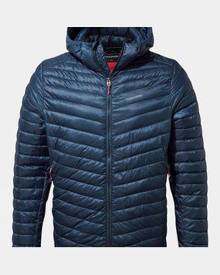 Craghoppers Mens Insulated ExpoLite Hooded Jacket Poseidon Blue