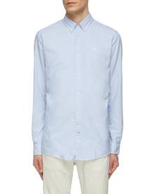 SCOTCH & SODA Logo Embroidery Button Down Oxford Shirt