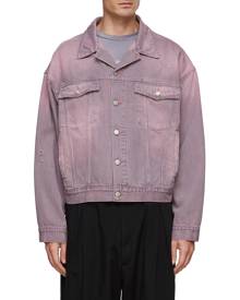 MM6 MAISON MARGIELA Distressed Overdyed Denim Jacket