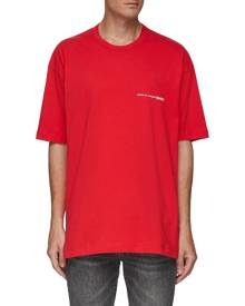 COMME DES GARÇONS SHIRT Chest logo print T-shirt