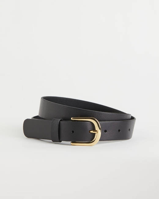Black Single discount 84% H&M belt WOMEN FASHION Accessories Belt Black 