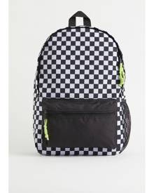 H & M - Patterned backpack - Black