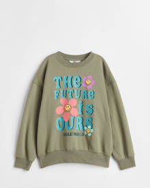H & M - Oversized sweatshirt - Green