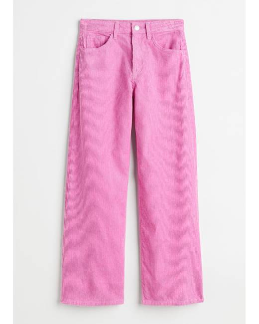 ASOS DESIGN wide leg satin pants in blush pink