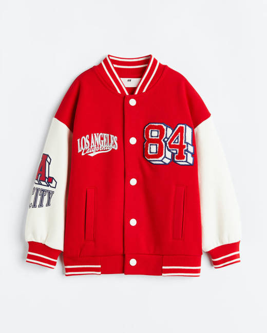 Black And Red Letterman Jacket Men - High School Varsity Mens Baseball  Jacket | eBay