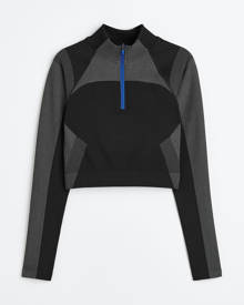 H & M - DryMove™ Seamless Sports top - Black