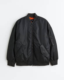 H and m outlet black bomber jacket