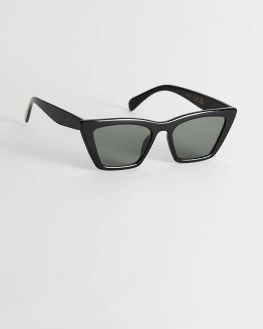 Bottega Veneta - Angular Cat-Eye Sunglasses - Silver Crystal - Sunglasses -  Bottega Veneta Eyewear - Avvenice