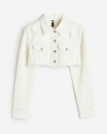 H & M - Cropped jacket - White