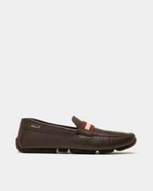 Bally Pearce Leather Drivers In Brown